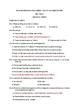 Đề khảo sát chất lượng Địa lí lớp 12 lần 2 (Có đáp án) - Năm học 2016-2017